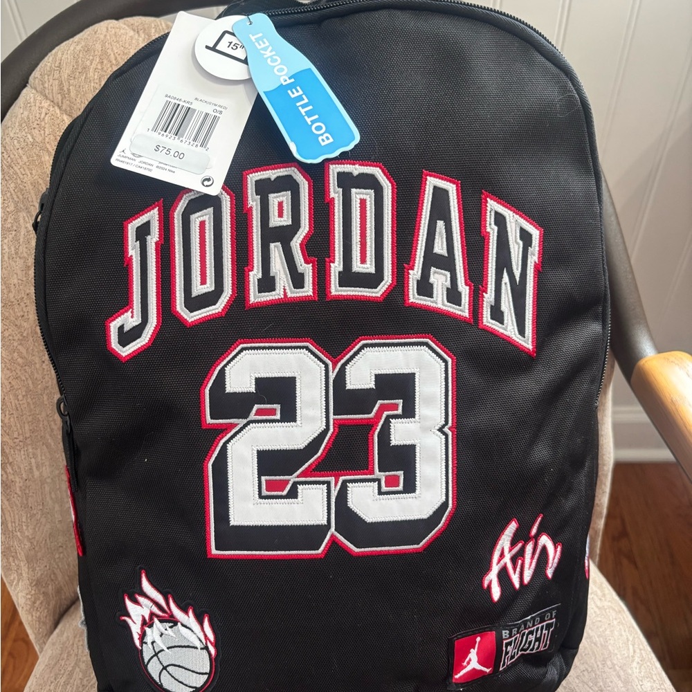 Backpack Michael Jordan Nike Backpack Black & Red Brand New W/Tags $75 MSRP